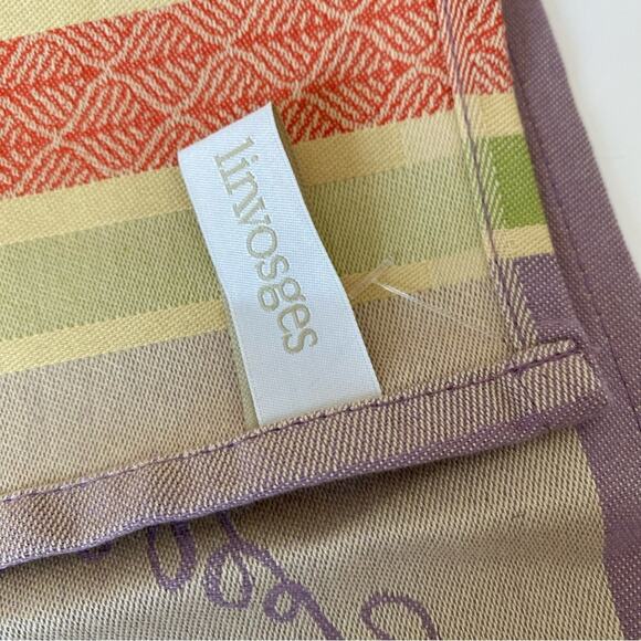 Linvosges Set of 3 Three Tea Towels Raisins Pommes Poires - Picture 8 of 10